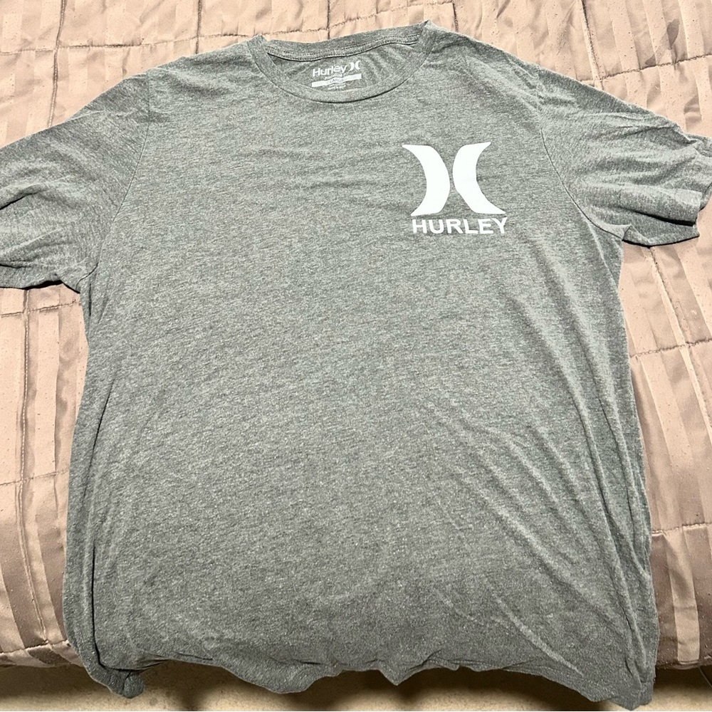 Hurley Gray Short Sleeve Tee Classic Comfort